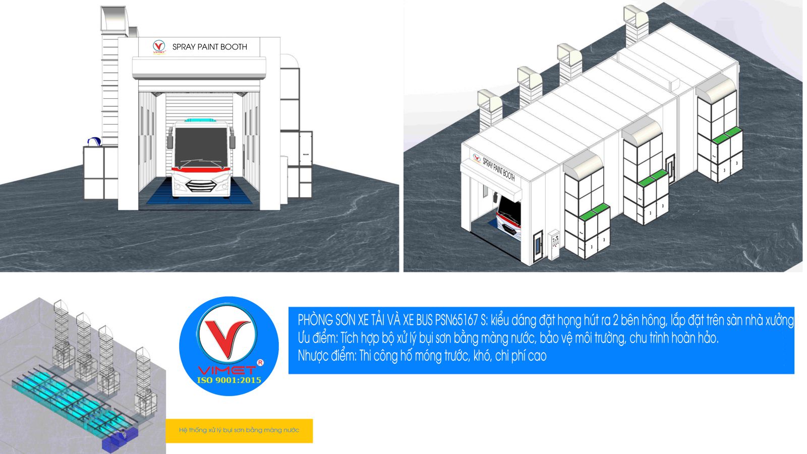 Phòng sơn xe Tải và xe Bus cao cấp PSN65167
