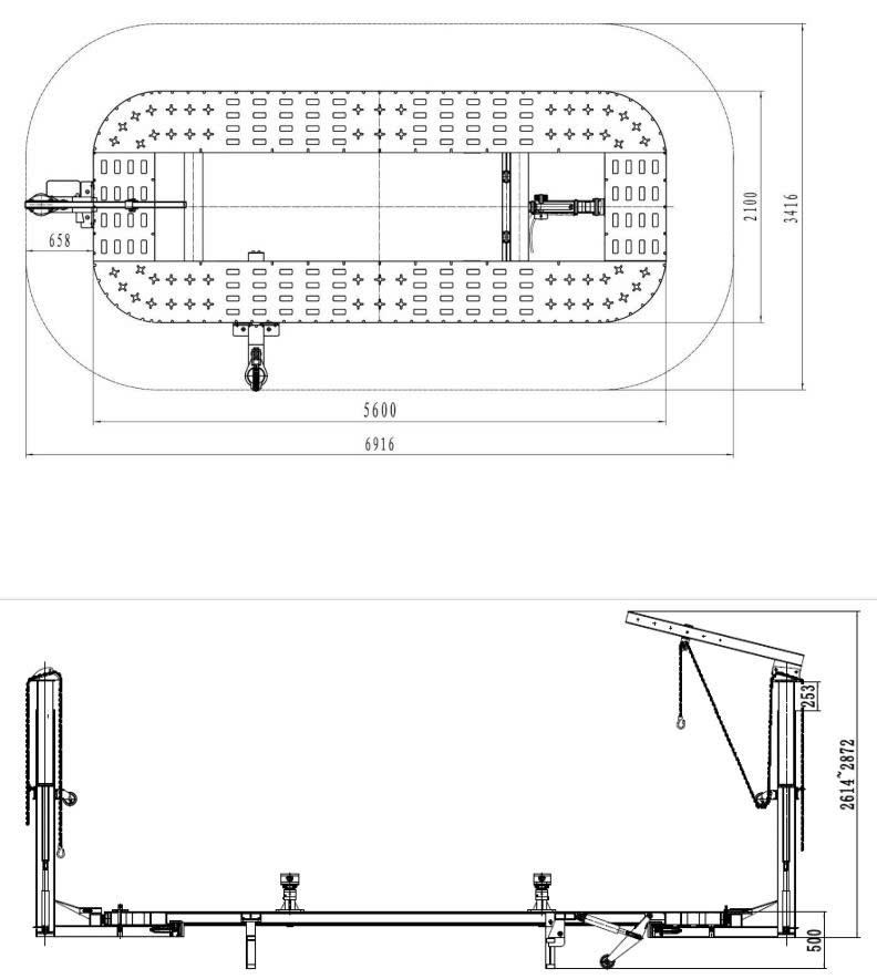 Bệ kéo nắn lắp nổi cho xe con DOOCAR DC-B30S