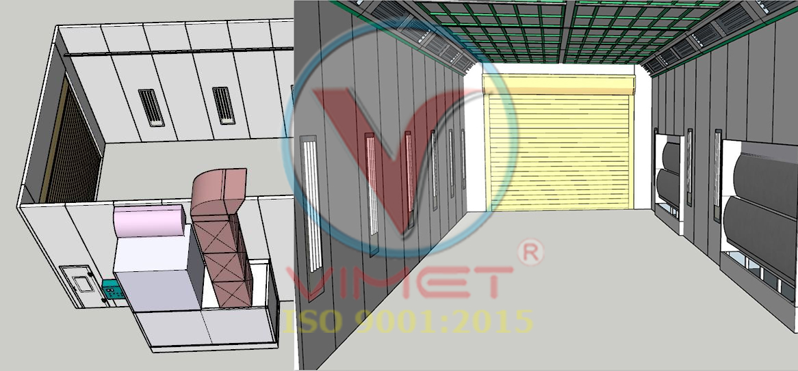 Phòng sơn xe Tải và xe Bus Loại đặc biệt PSS16632