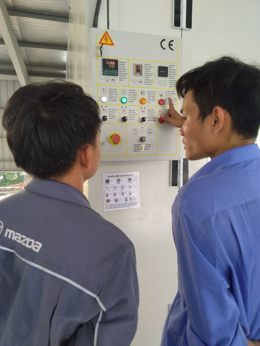 Phòng sơn sấy ôtô cao cấp VMAFR24D