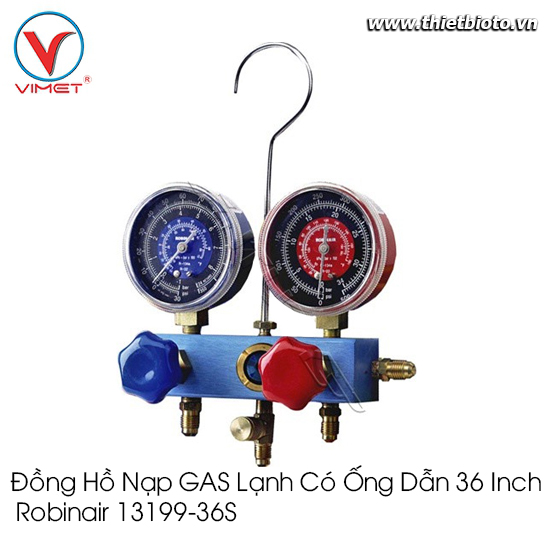 Đồng hồ nạp GAS lạnh có ống dẫn 36