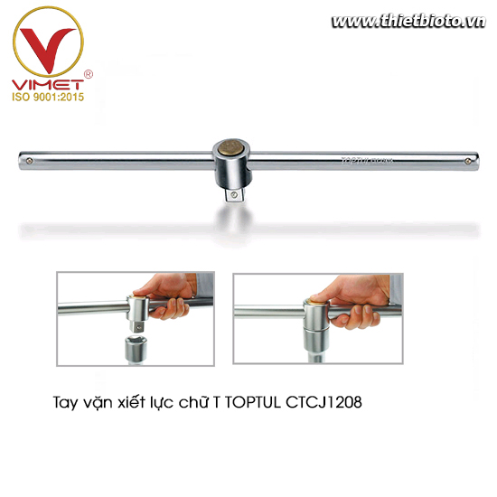 Tay vặn xiết lực chữ T TOPTUL CTCJ1208