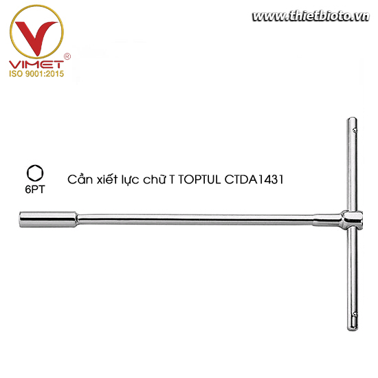 Cần xiết lực chữ T TOPTUL CTDA1431