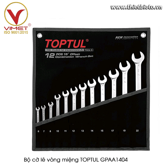 Bộ cờ lê vòng miệng TOPTUL GPAA1404