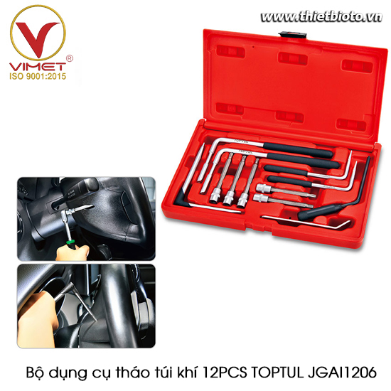 Bộ dụng cụ tháo túi khí 12PCS TOPTUL JGAI1206