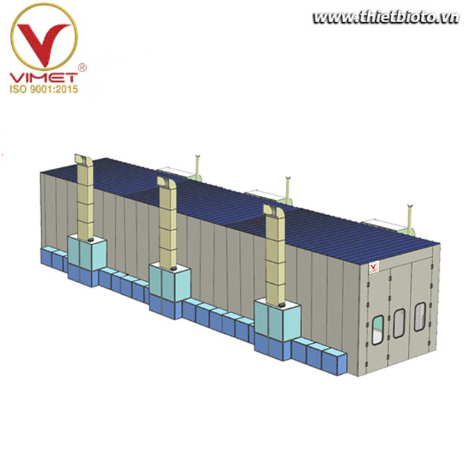 Phòng sơn xe tải Diesel VIMET PSS18765