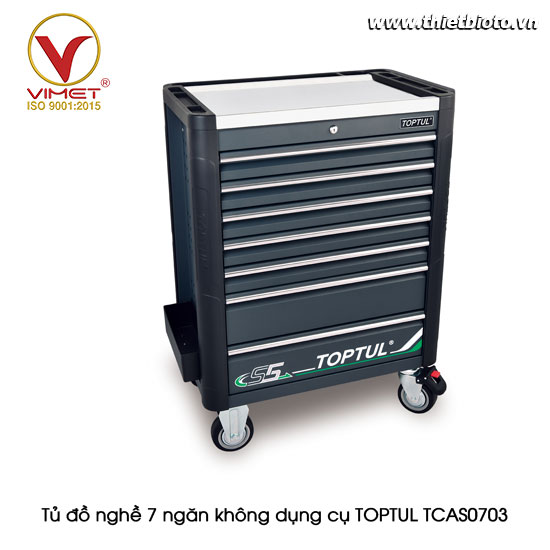 Tủ đồ nghề 7 ngăn không dụng cụ TOPTUL TCAS0703